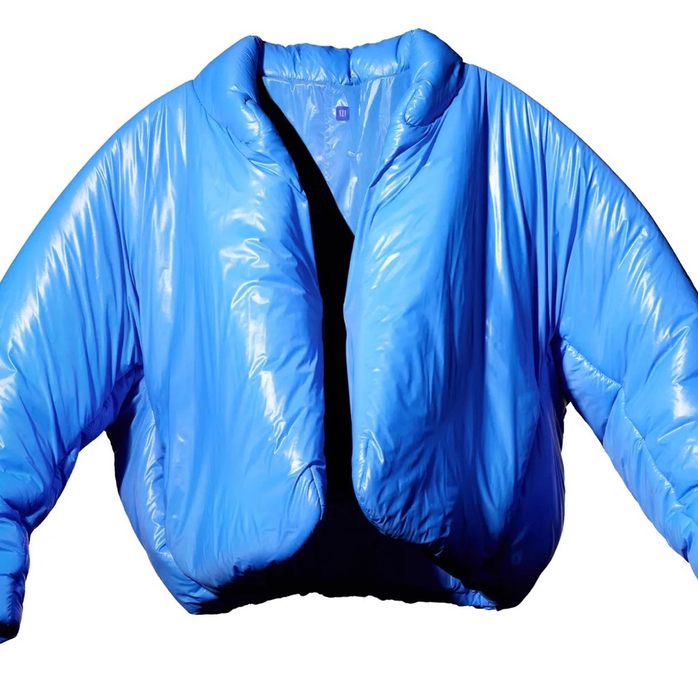 Yeezy x Gap Round Jacket in Blue, size Medium